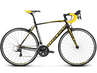 Шоссейный велосипед Kross Vento 3.0 Black/Yellow/White matte (2017)