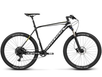 Велосипед MTB Kross Level R7 Black/Silver/Lime matte 27.5 (2017)
