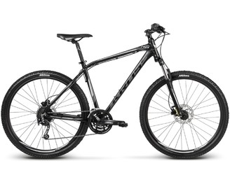Велосипед MTB Kross Hexagon R8 Black/Graphite/Silver matte (2017)