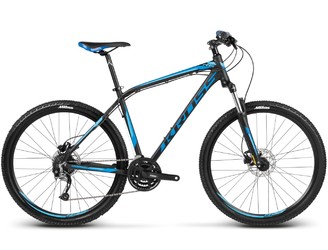 Велосипед MTB Kross Hexagon R6 Black/Blue matte (2017)
