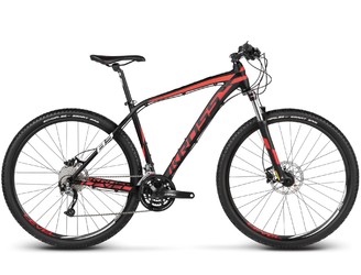Велосипед MTB Kross Level B3 Black/Red/White matte (2017)