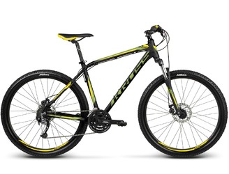 Велосипед MTB Kross Hexagon R5 Black/Yellow/Lime matte (2017)