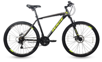 Велосипед MTB SENSE Rapid Disc 275 Black/Yellow/Grey (2017)