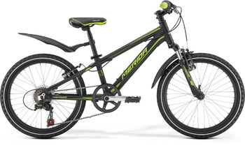 Подростковый велосипед Merida Matts J20 Boy Black (Green Decal) (2017)