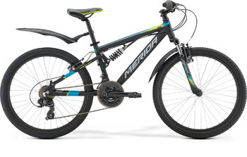 Подростковый велосипед Merida Matts J24 Ninety-Six Black(Blue/Grey Decal) (2017)