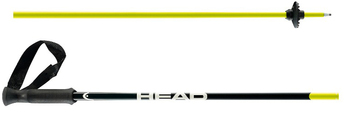 Палки горнолыжные HEAD Airfoil Black neon yellow (2018)