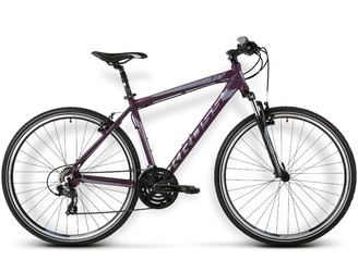 Гибридный велосипед Kross Evado 1.0 Violet Dark Mat (2016)