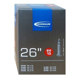 Камера для велосипеда Schwalbe SV13 26x1.5-2.5 (40/62x559) ниппель  presta (вело) (2021)