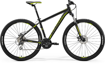 Велосипед MTB Merida Big.Nine 20-MD Matt Black (Green) (2018)