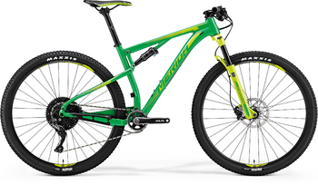 Велосипед двухподвес Merida Ninety-Six 9.600 Green (Lite Green) (2018)