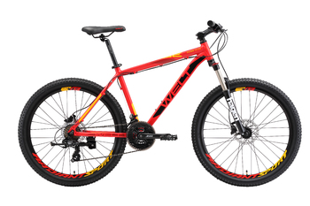 Велосипед MTB Welt Ridge 1.0 HD Matt Dark Red/Yellow (2018)