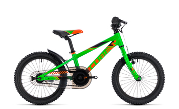 Детский велосипед Cube KID 160 flashgreen/orange (2018)