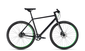 Дорожный велосипед Cube HYDE Race black/green (2018)