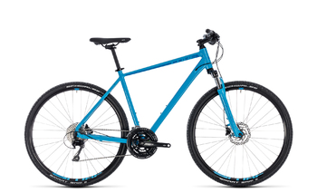 Гибридный велосипед Cube NATURE EXC blue/blue (2018)