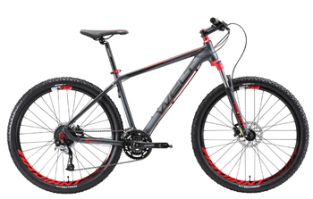 Велосипед MTB Welt Rockfall 2.0 29er Matt Grey/Red (2018)
