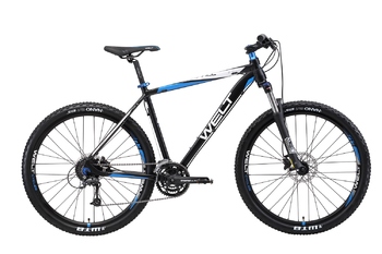 Велосипед MTB Welt Rockfall 3.0 Matt black/blue (2018)