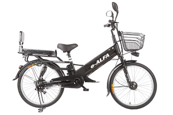 Электровелосипед Green City e-Alfa L Black (2018)