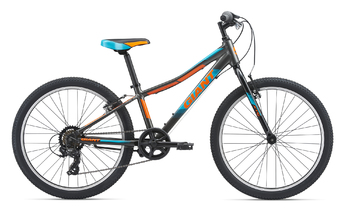 Подростковый велосипед Giant XTC Jr 24 Lite Charcoal/Orange (2018)