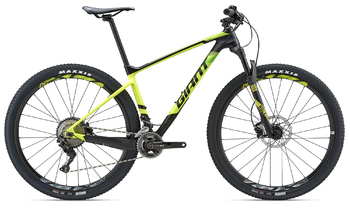 Велосипед MTB Giant XTC Advanced 29er 2 GE Carbon/Yellow (2018)