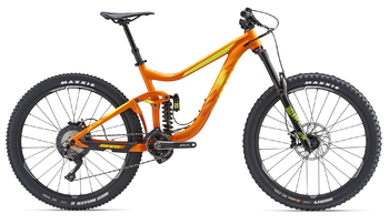 Велосипед двухподвес Giant Reign SX Orange (2018)
