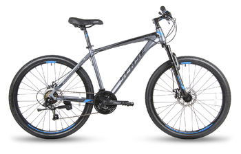 Велосипед MTB SENSE RAPID DISC 260 Dark grey/black/blue (2018)