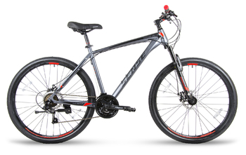 Велосипед MTB SENSE RAPID PRO DISC 275 Dark grey/black/red (2018)