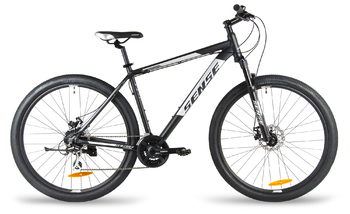 Велосипед MTB SENSE DYNAMIC DISC 290 MD Black/gray/silver (2018)
