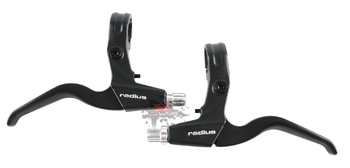 Тормозные ручки Radius VL500D, совместимость Disk-brake/ V- brake, под три пальца (2020)