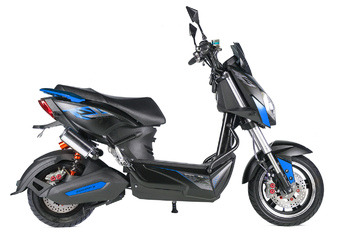 Электроскутер Eltreco ZING PRIME 60V1000w Matt black blue (2018)