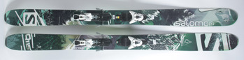 Горные лыжи Б/У Salomon Q-115 с креплениями (2014)
