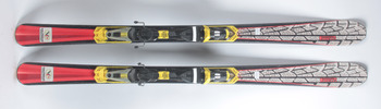 Горные лыжи Б/У Pirelli Limited Edition с креплениями (2010)
