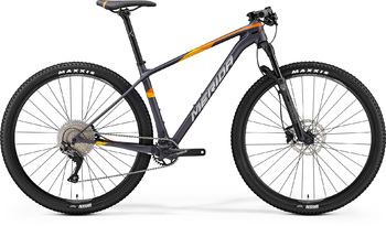 Велосипед MTB Merida Big.Nine 3000 MattDarkSilver/Orange (2019)