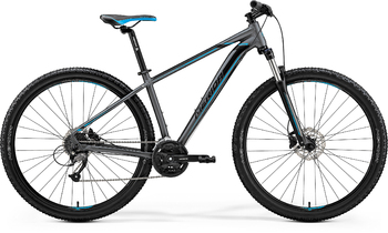 Велосипед MTB Merida Big.Nine 40-D MattDarkSilver/Blue/Black (2019)