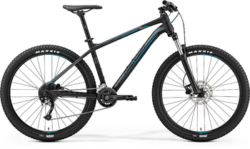 Велосипед MTB Merida Big.Seven 200 MattBlack/Silver/Blue (2019)