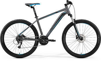 Велосипед MTB Merida Big.Seven 40-D MattDarkSilver/Blue/Black (2019)