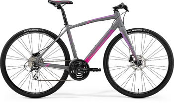 Дорожный велосипед Merida Speeder 100-Juliet MattGrey/Pink/Purple (2019)