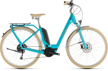 Электровелосипед Cube ELLY Ride HYBRID 400 aqua/orange (2018)