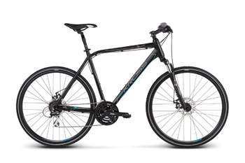 Дорожный велосипед Kross Evado 4.0 black/blue/mattete (2018)