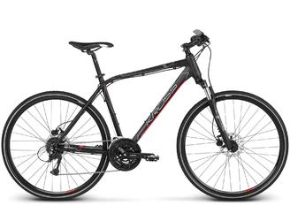Дорожный велосипед Kross Evado 5.0 black/red matte (2018)