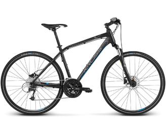Дорожный велосипед Kross Evado 6.0 black/blue mattete (2018)
