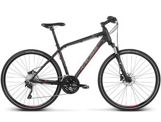 Дорожный велосипед Kross Evado 7.0 black/red matte (2018)