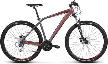 Велосипед MTB Kross Level 2.0 29 graphite/red/burgundy matte (2018)