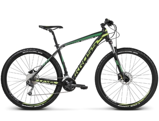 Велосипед MTB Kross Level 4.0 27.5 black/green/dark green matte (2018)