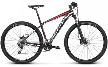 Велосипед MTB Kross Level 6.0 27.5 black/white/red matte (2018)