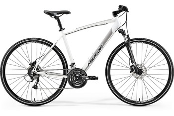 Гибридный велосипед Merida Crossway 40-D SilkPearlWhite(Silver) (2019)