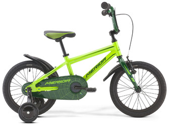 Детский велосипед Merida Spider J16 Green/DarkGreen  (2019)