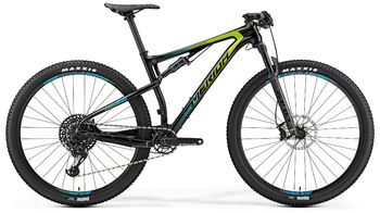 Велосипед двухподвес Merida Ninety-Six 9.6000 UDCarbon/Green/Blue (2019)