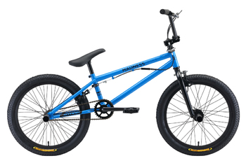 Велосипед BMX Stark Madness BMX 3 голубой/чёрный (2019)