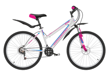 Велосипед МТВ Challenger Alpina 26 D белый/розовый/голубой (2018)