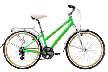 Городской велосипед Stark Vesta 26.3 V зелено-желтый (2017)